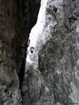 Kominy na Ferrata del Mesules
