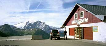 Poranek na Passo Sella