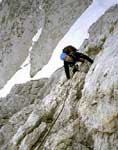 Ekspozycja na Ferrata del Mesules